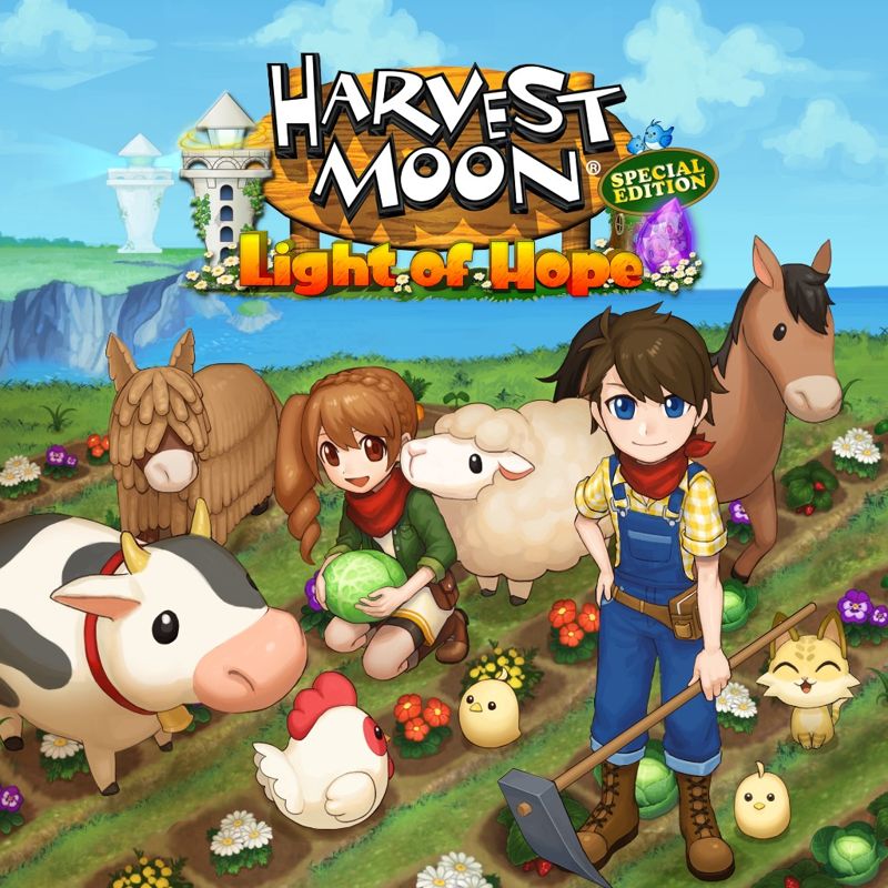 Harvest Moon Light of Hope box art for Playstation 4